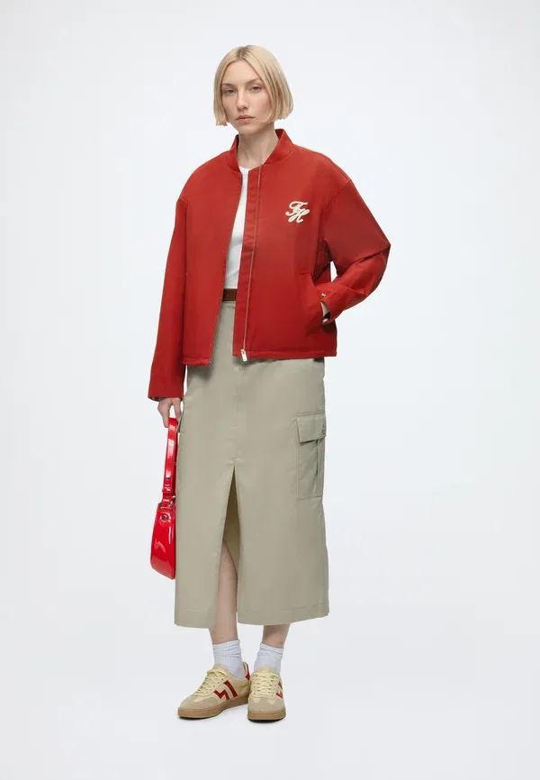 Куртка-бомбер Tommy Hilfiger, темно-магма — фото 2
