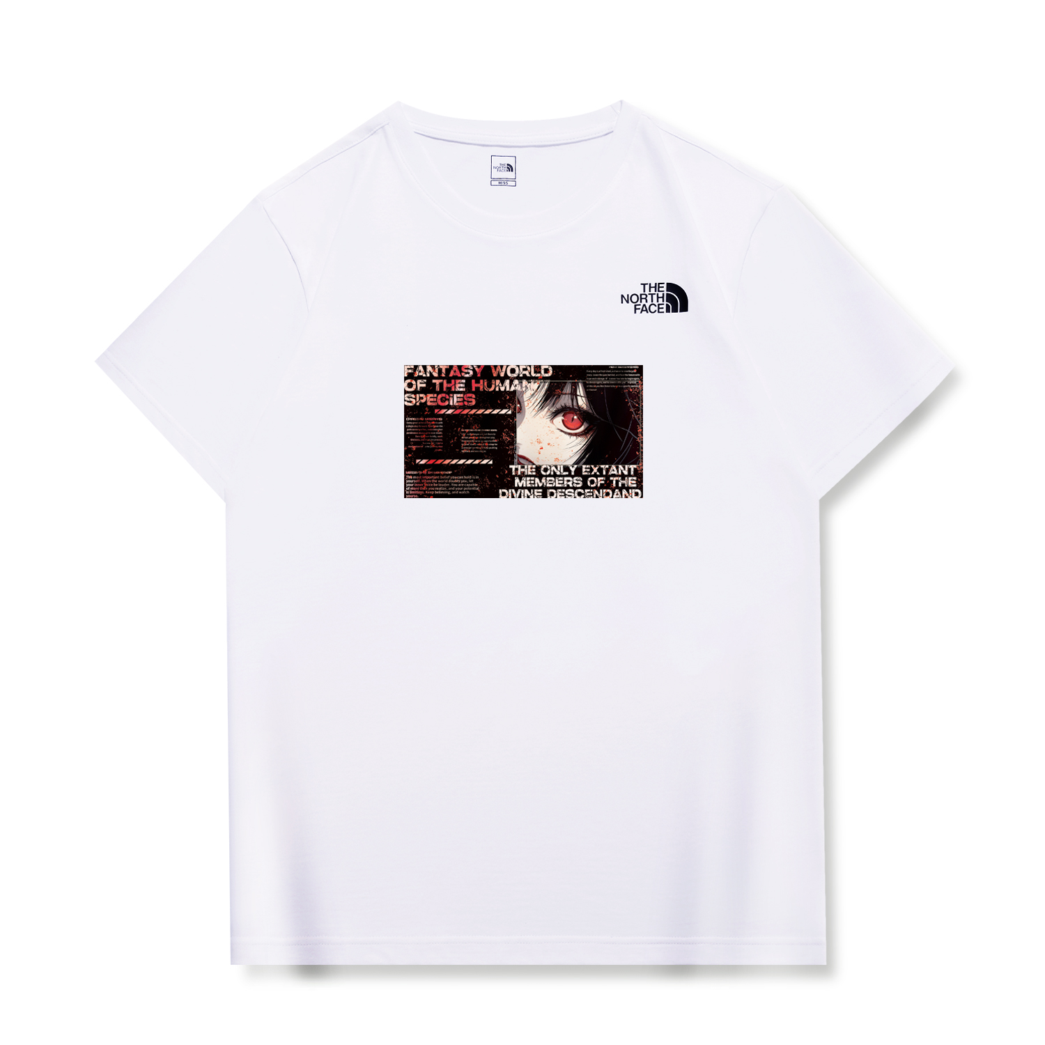 

THE NORTH FACE Футболка унисекс белая, Белый, THE NORTH FACE Футболка унисекс белая
