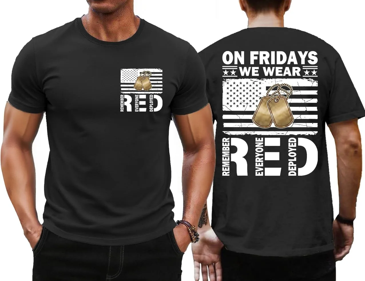 

Футболка Remember Everyone Deployed Borebate