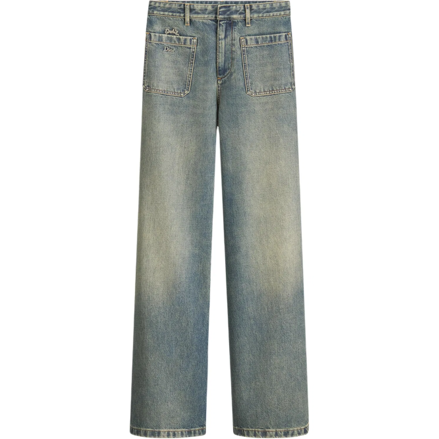 Джинсы женские blue moderate flared DIOR