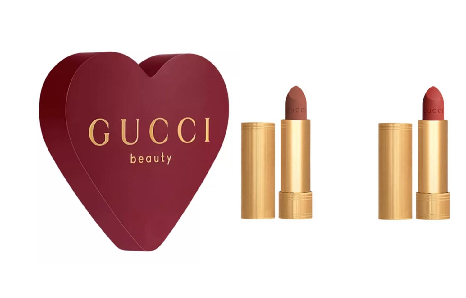 

Помада и бальзам для губ Pleuche набор мягкий матовый легко растушевывается натуральный бархатный туман помада 3,5г*2 GUCCI