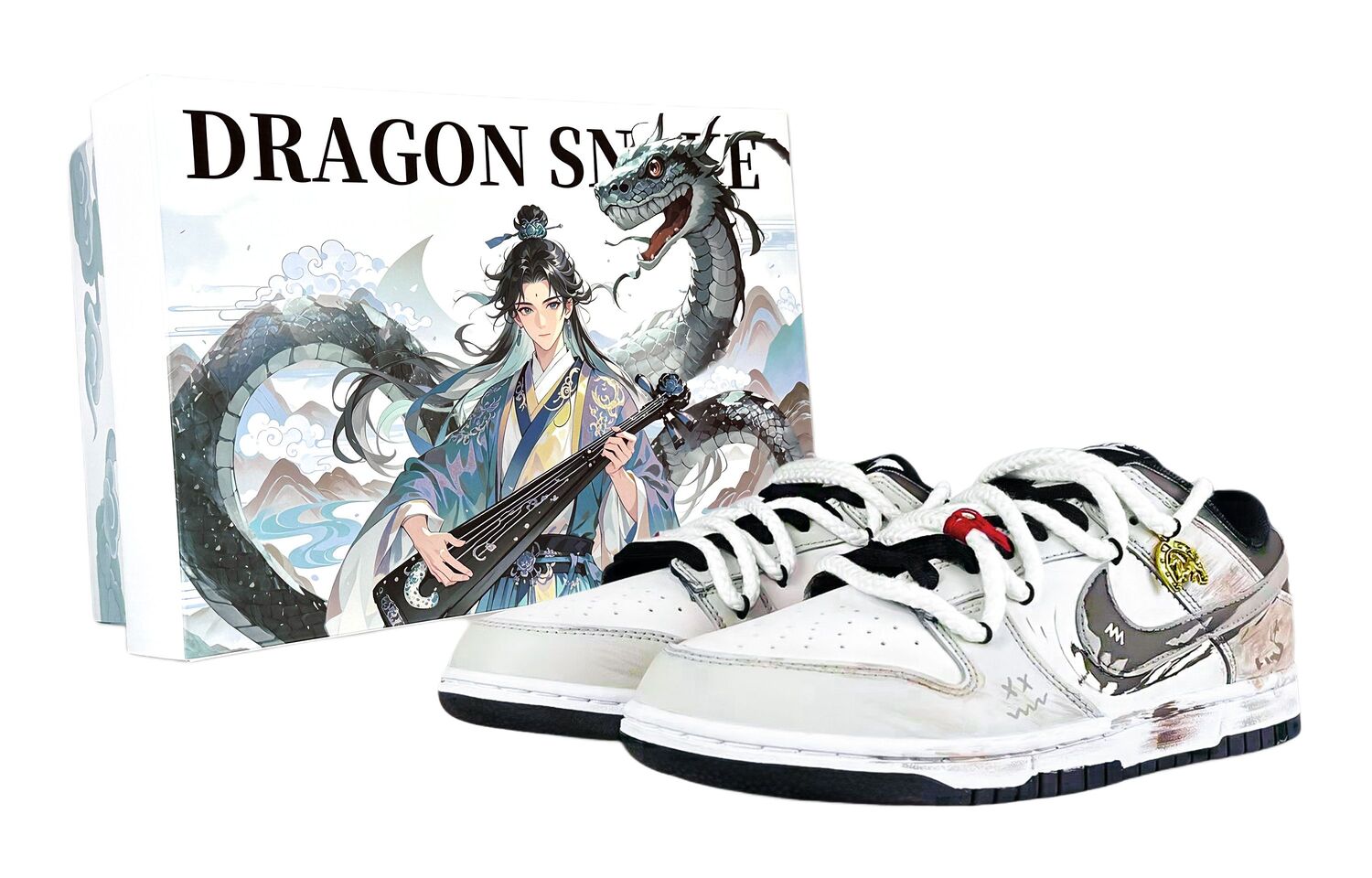 

Низкие скейтбордистские кроссовки Dunk Low Sea Salt Bubbles, All In Line, специальная упаковка, износостойкие, унисекс Nike, серый коричневый