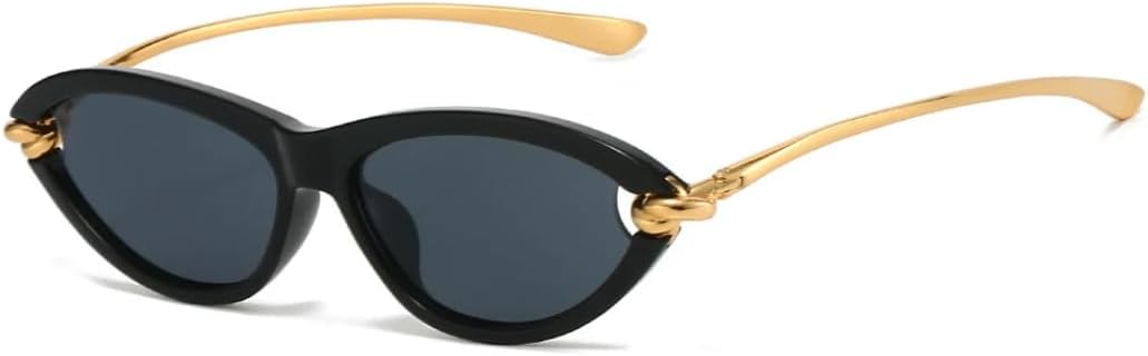 

Солнцезащитные очки с защитой UV400 | Панк-стиль "кошачий глаз" | Разноцветные линзы | Для женщин и мужчин | Для занятий спортом на открытом воздухе и путешествий DSVIGF, C1 Black