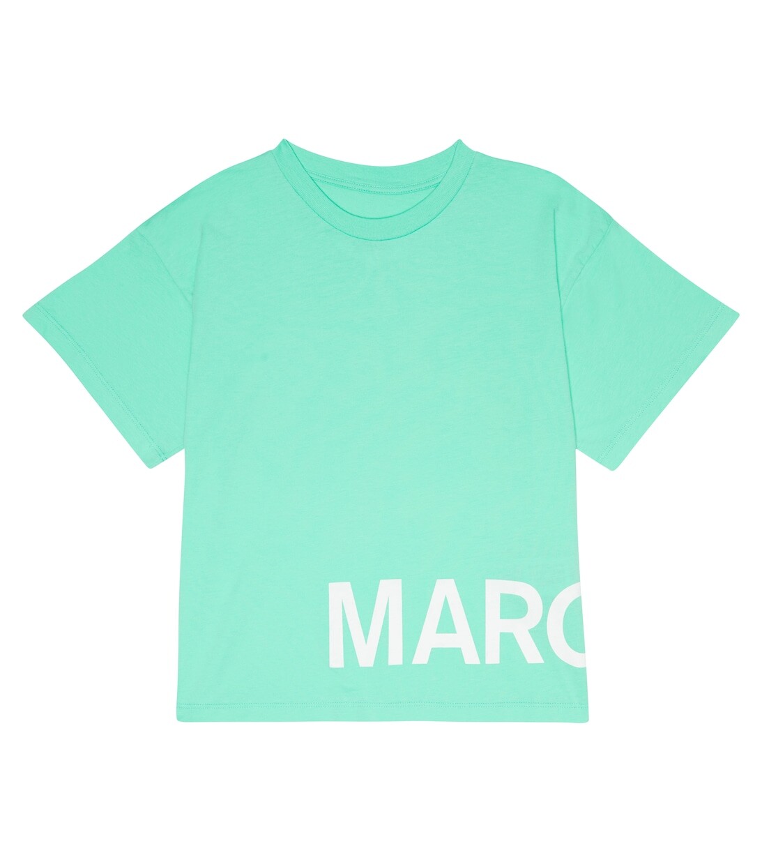 

Футболка из хлопкового джерси MM6 Maison Margiela, синий