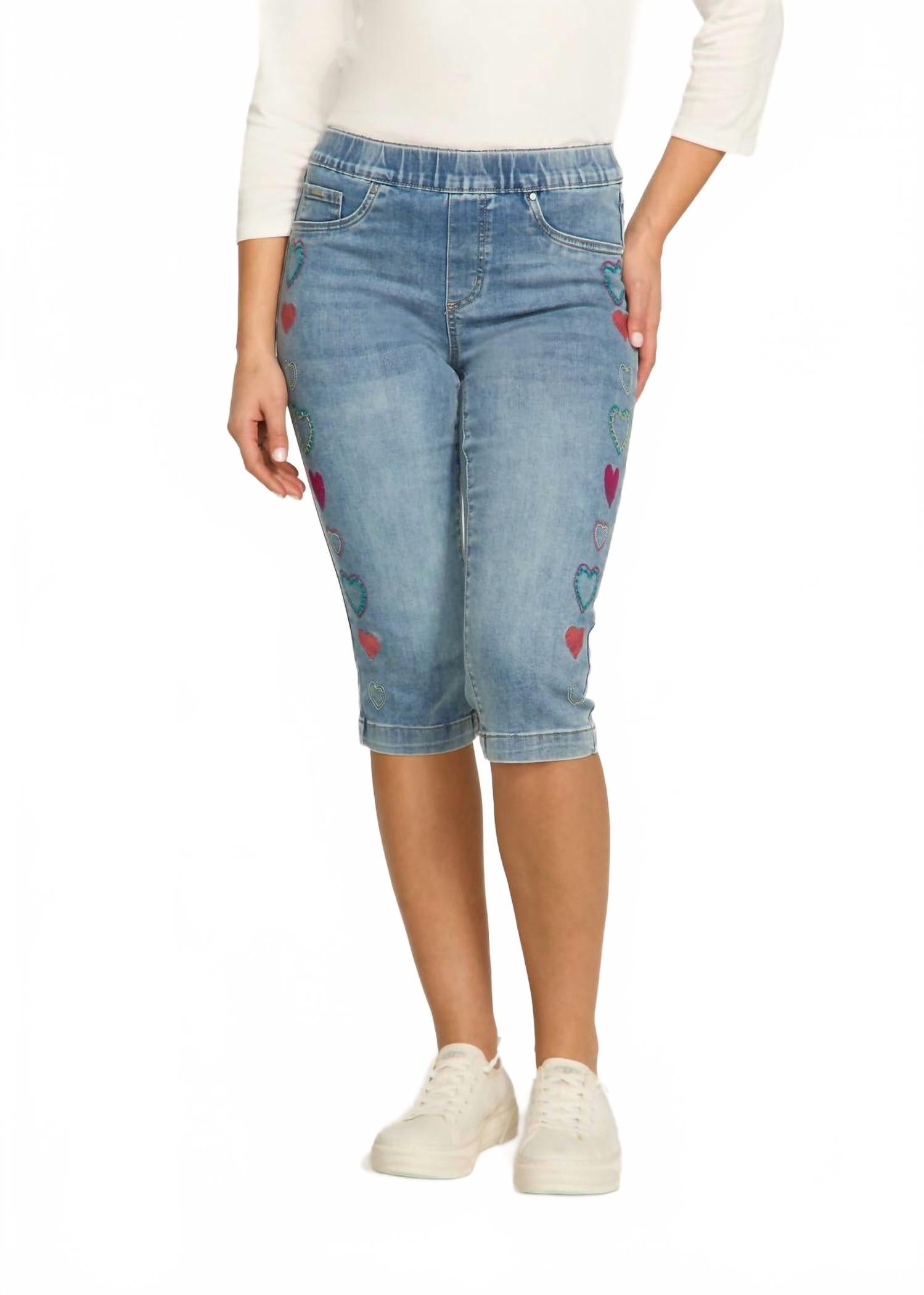 

Джинсовые шорты-капри Medium Blue FDJ