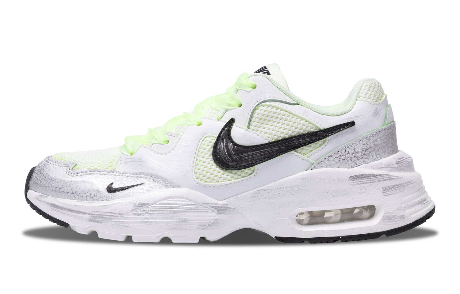 

Кроссовки Air Max Fusion женские с низким верхом Cloud White/Core Black/Green Spark Nike