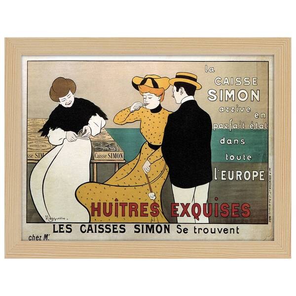 

Рамка для фотографий LegendArte Poster Huitres exquises цвет eiche dekor