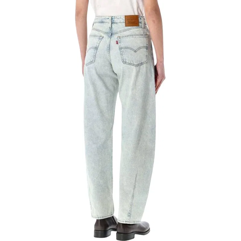 Джинсы baggy dad barrel Levis, Blue — фото 3