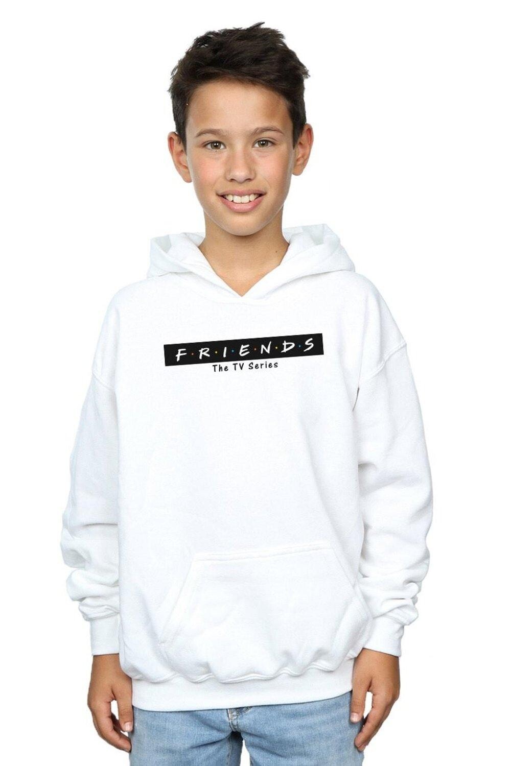 

Худи с логотипом Block Hoodie Friends, белый