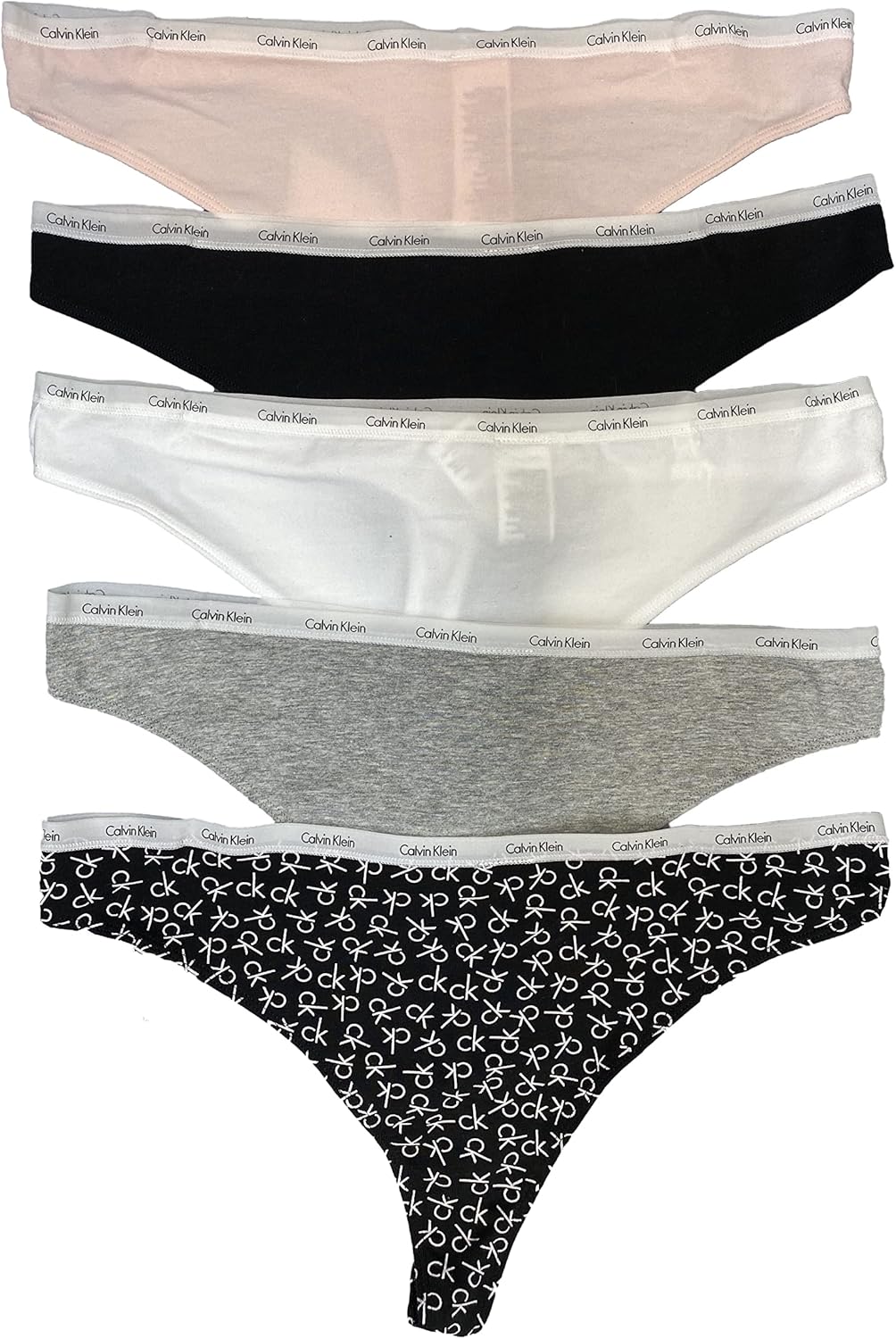 

Женские трусики-стринги Calvin Klein Carousel Logo из хлопка и эластичного хлопка, упаковка, Black(Qp2771-050)/P_W