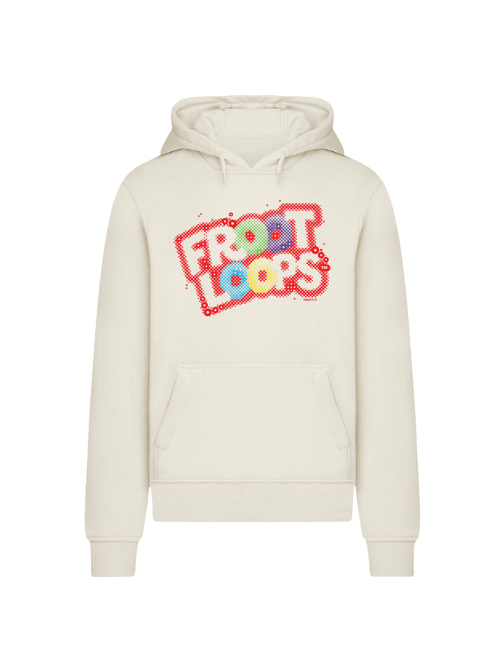 

Худи Kellogg's Froot Loops с хлопьями для завтрака в стиле поп-арт в цвете Whitesand F4NT4STIC