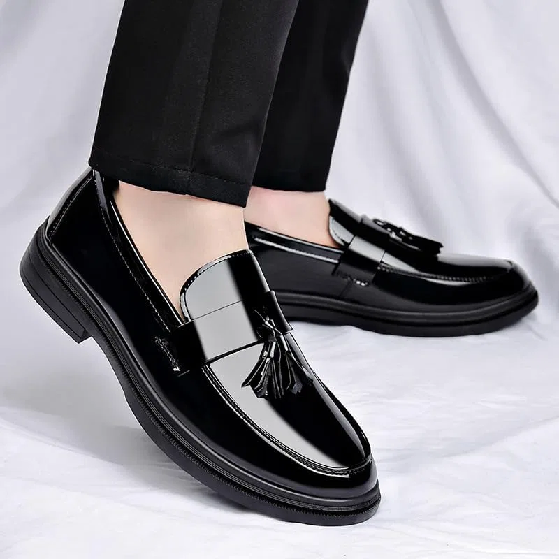 Лоферы мужские кожаные, Classic Penny Flats, черный Hhhchpm — фото 3