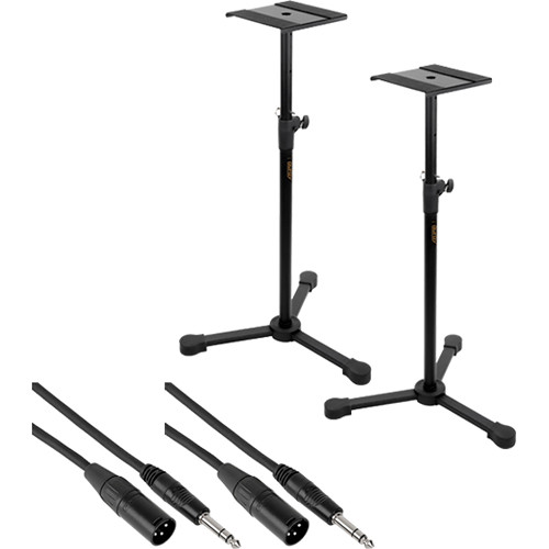 

B&H Photo Video Studio Monitor Stands Kit with 1/4" TRS to XLR