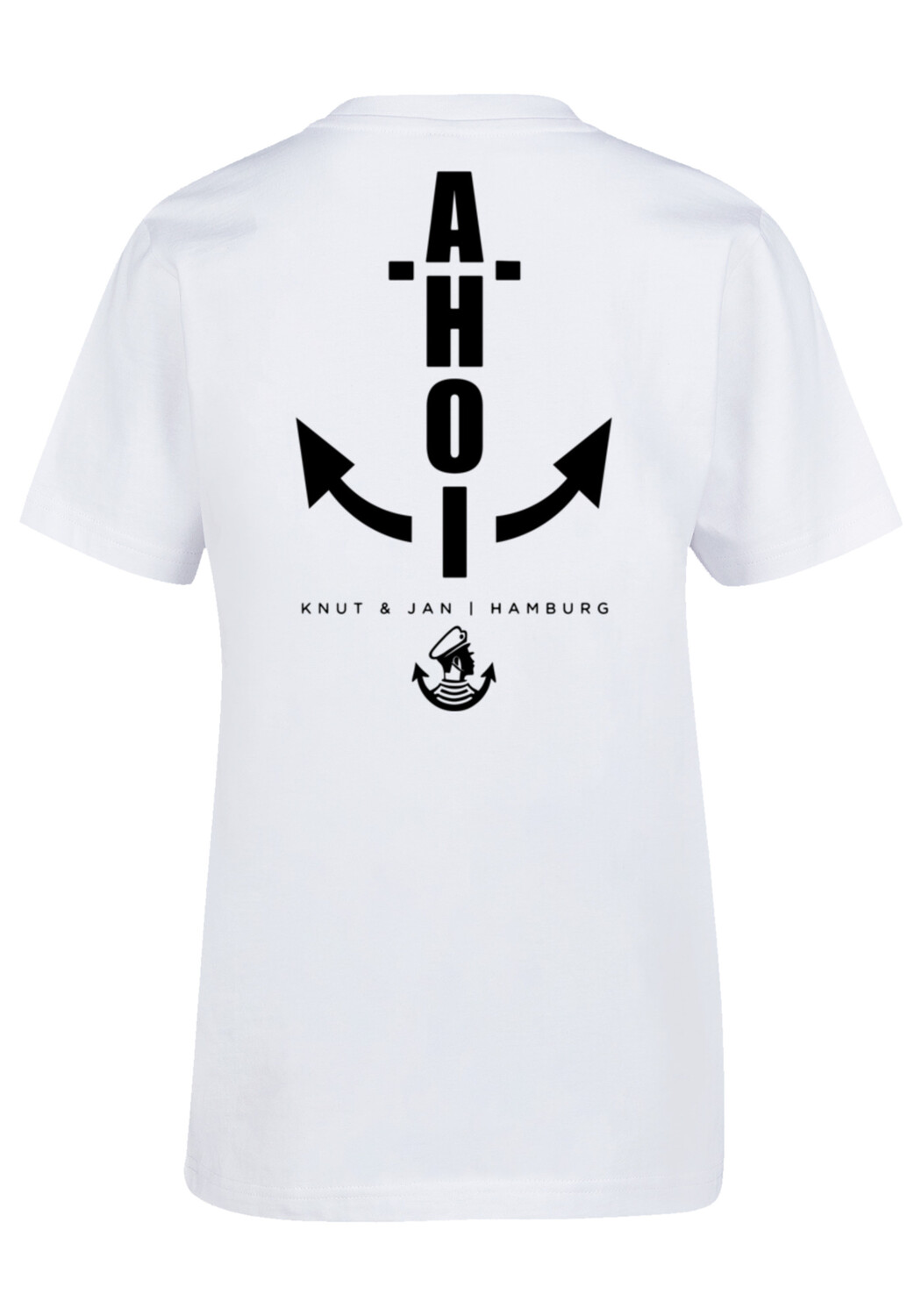 

Футболка F4NT4STIC Ahoi Anker Knut & Jan Hamburg, белый