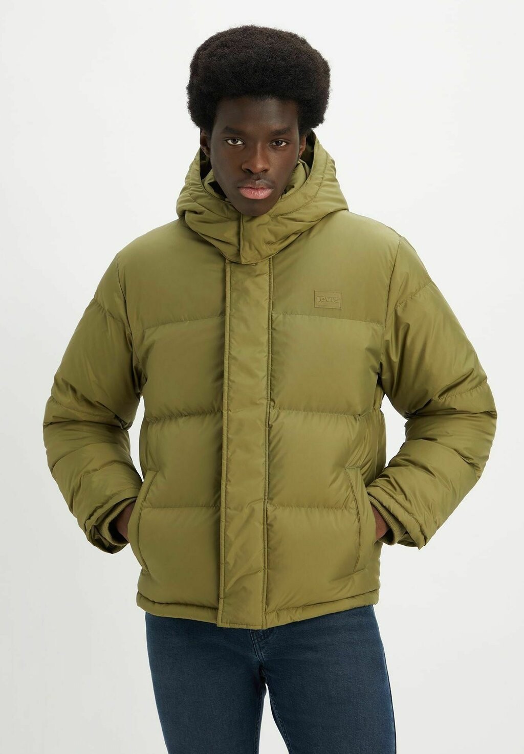 

Куртка Levi's ЛАВРОВЫЙ КОРОТКИЙ ПУФФ, цвет martini olive
