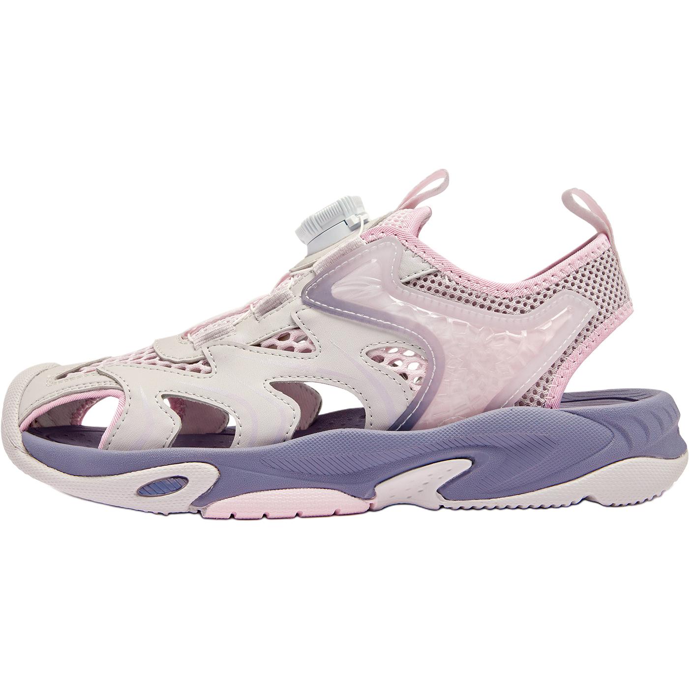 

Детские сандалии с низким верхом, устойчивые к износу и скольжению, для подростков QIAODAN, розовый