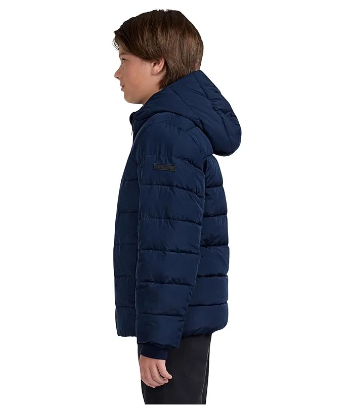 Пуховик Midweight Puffer Jacket abercrombie kids, Navy Blazer — фото 3
