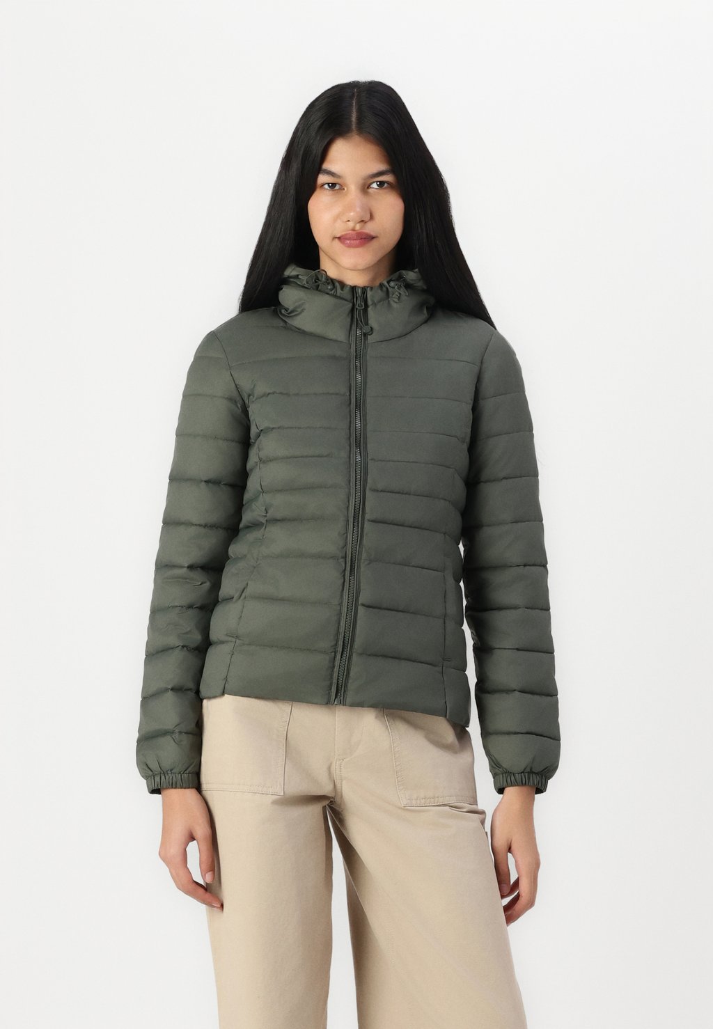 

Легкая куртка ONLTAHOE HOOD JACKET ONLY, темно-зеленый