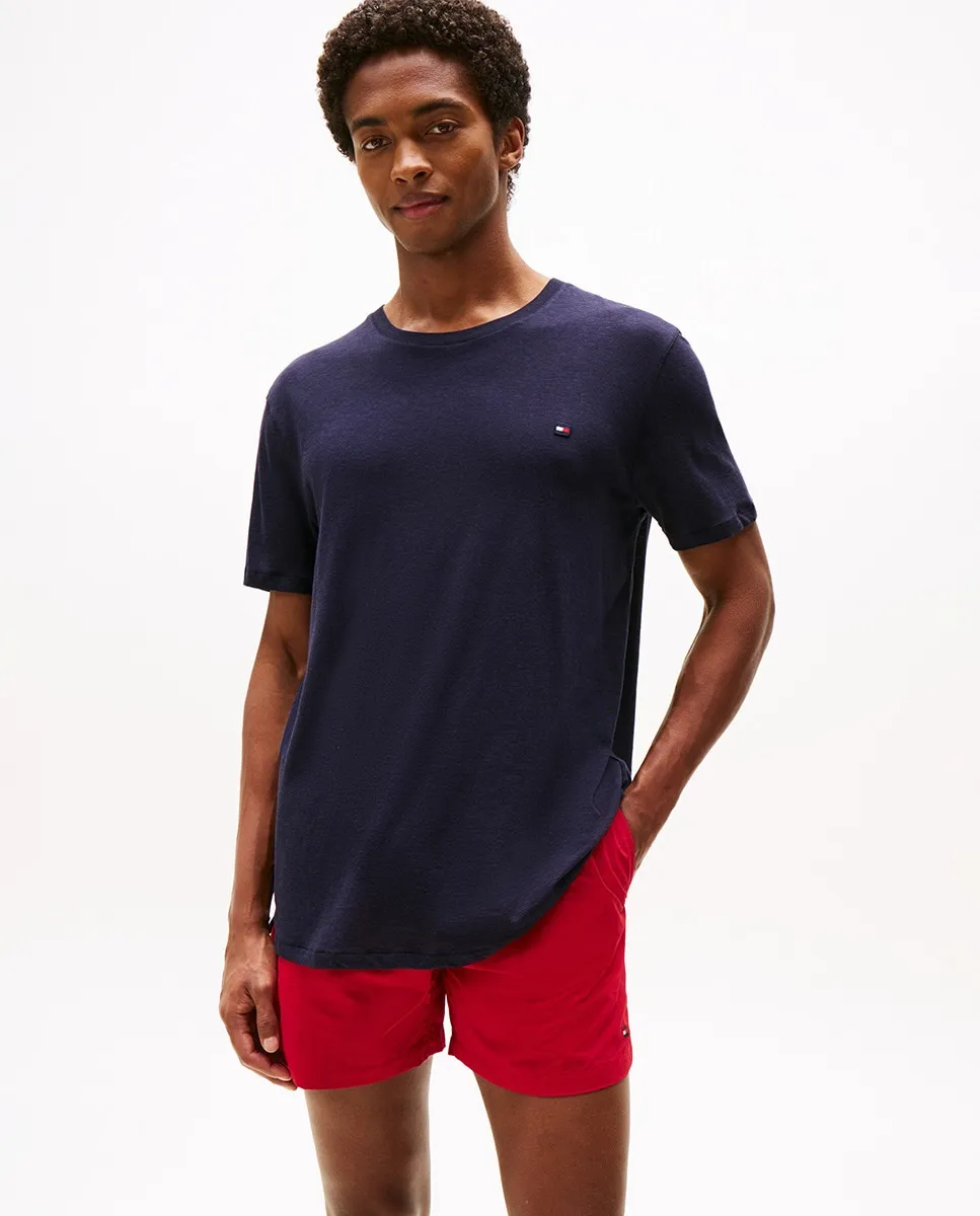 

Футболка с круглым вырезом Tommy Hilfiger, темно-синий