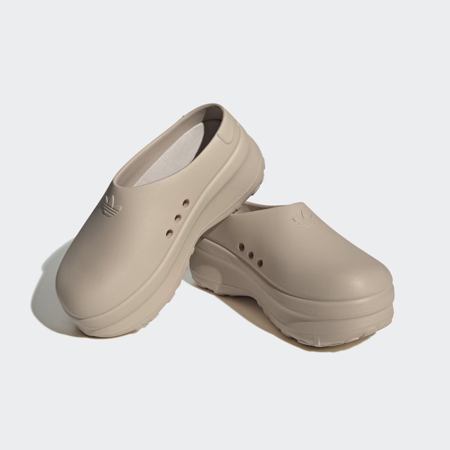 Кроссовки-мулы Adifom Stan Smith Adidas, цвет Wonder Taupe/Wonder Taupe/Core Black — фото 4