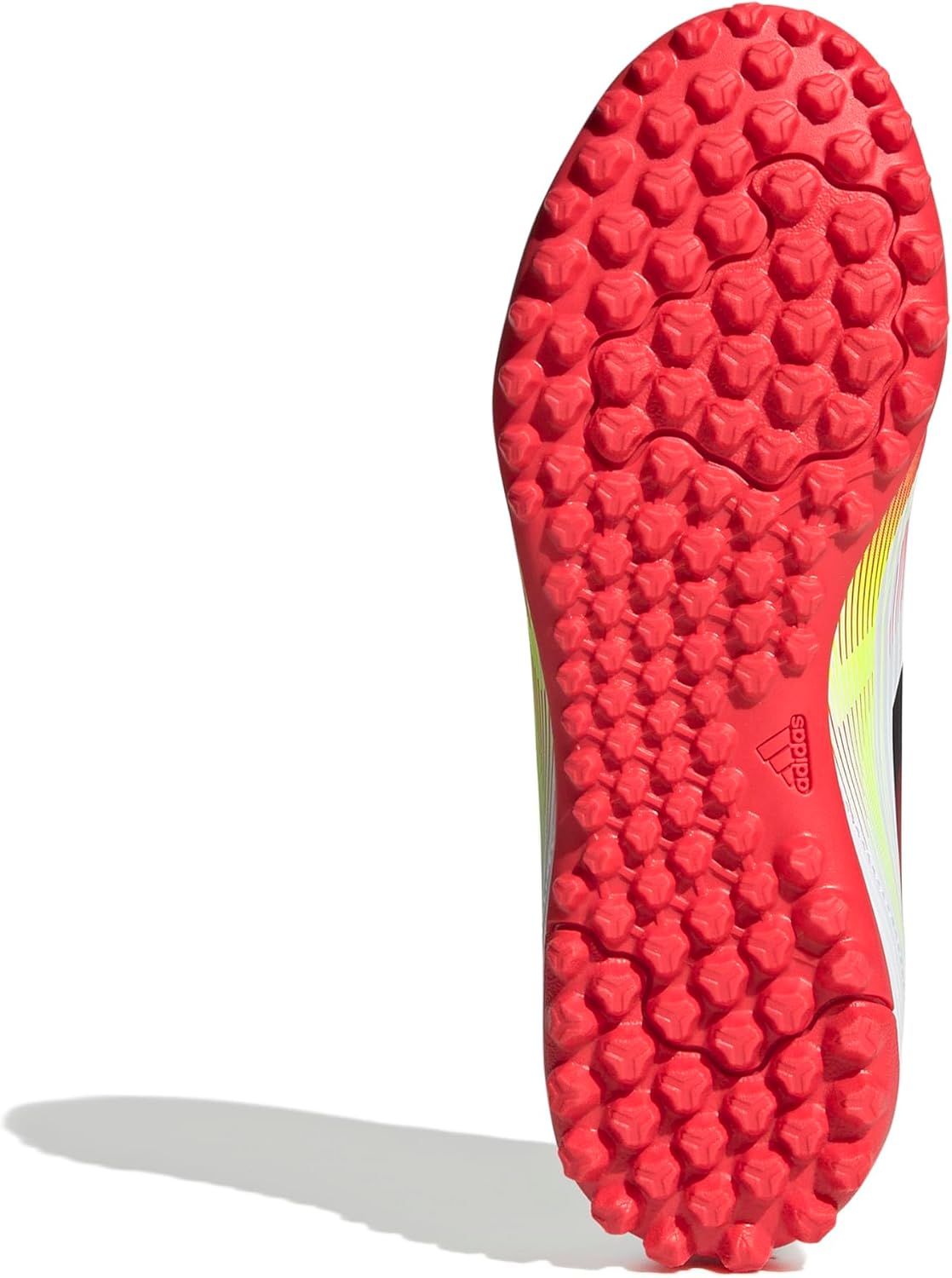 Детские кроссовки Adidas F50 Club Turf (унисекс), белый/черный/желтый — фото 3