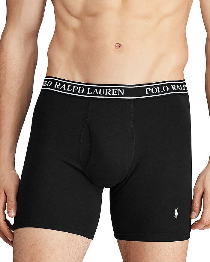 Трусики-боксеры из эластичного хлопка Polo Ralph Lauren — набор из 3 шт, серый — фото 2
