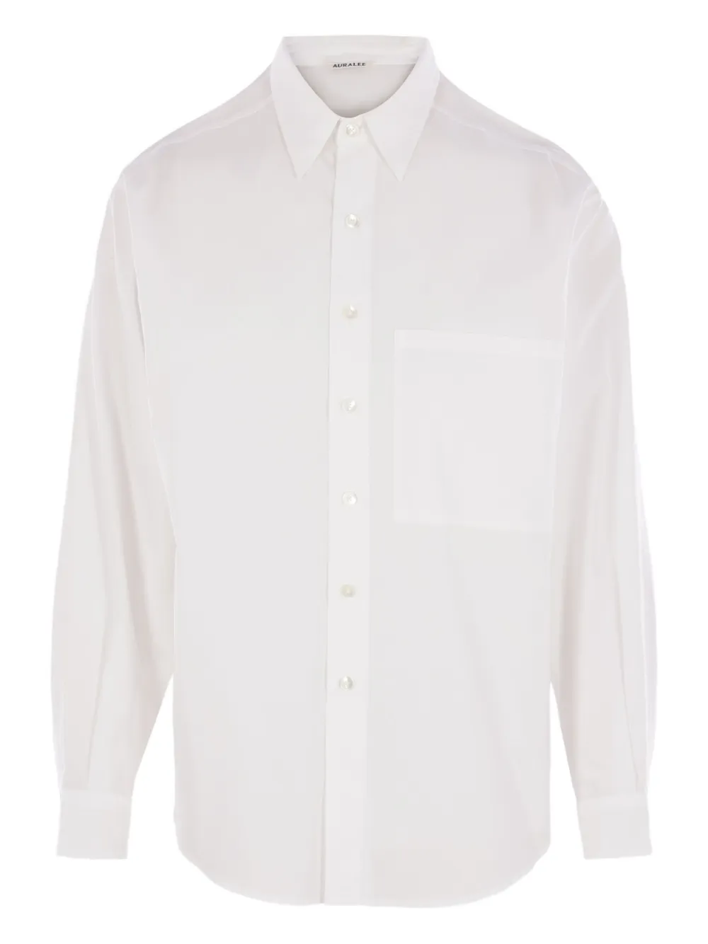 

Рубашка с накладными карманами Auralee, белый