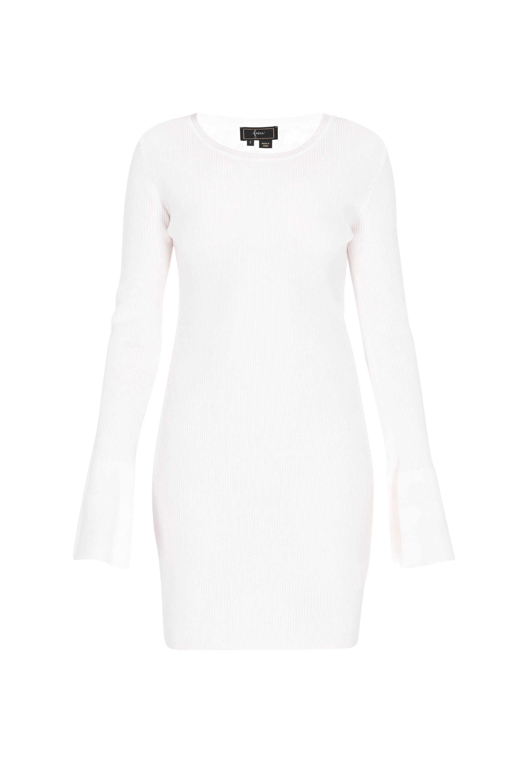 

Faina Вязаное платье в белом цвете