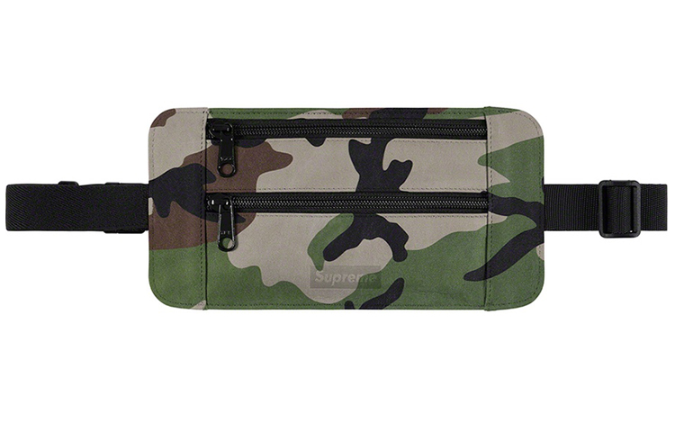 

Supreme Кожаная сумка трансформер на пояс через плечо унисекс камуфляж, Camouflage