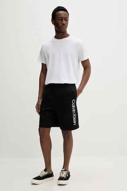 Шорты спортивные мужские Calvin Klein, черный — фото 2