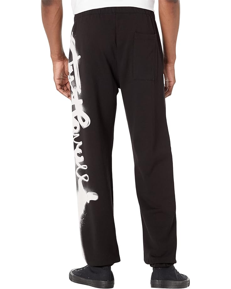 

Брюки Just Cavalli Lil Joggers with "Spray Logo" Print, черный