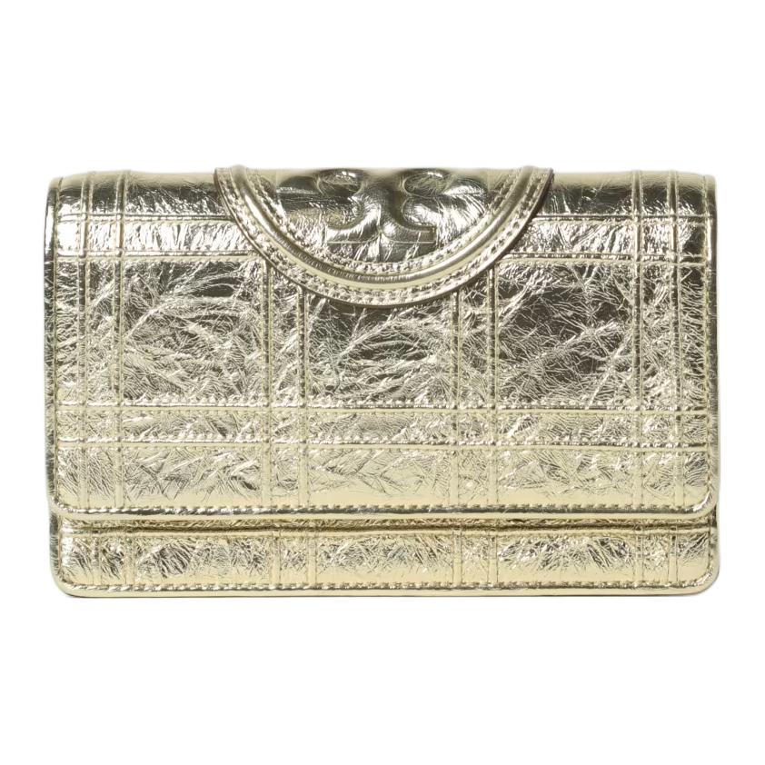 

TORY BURCH Кожаная сумка кроссбоди через плечо женская золотая