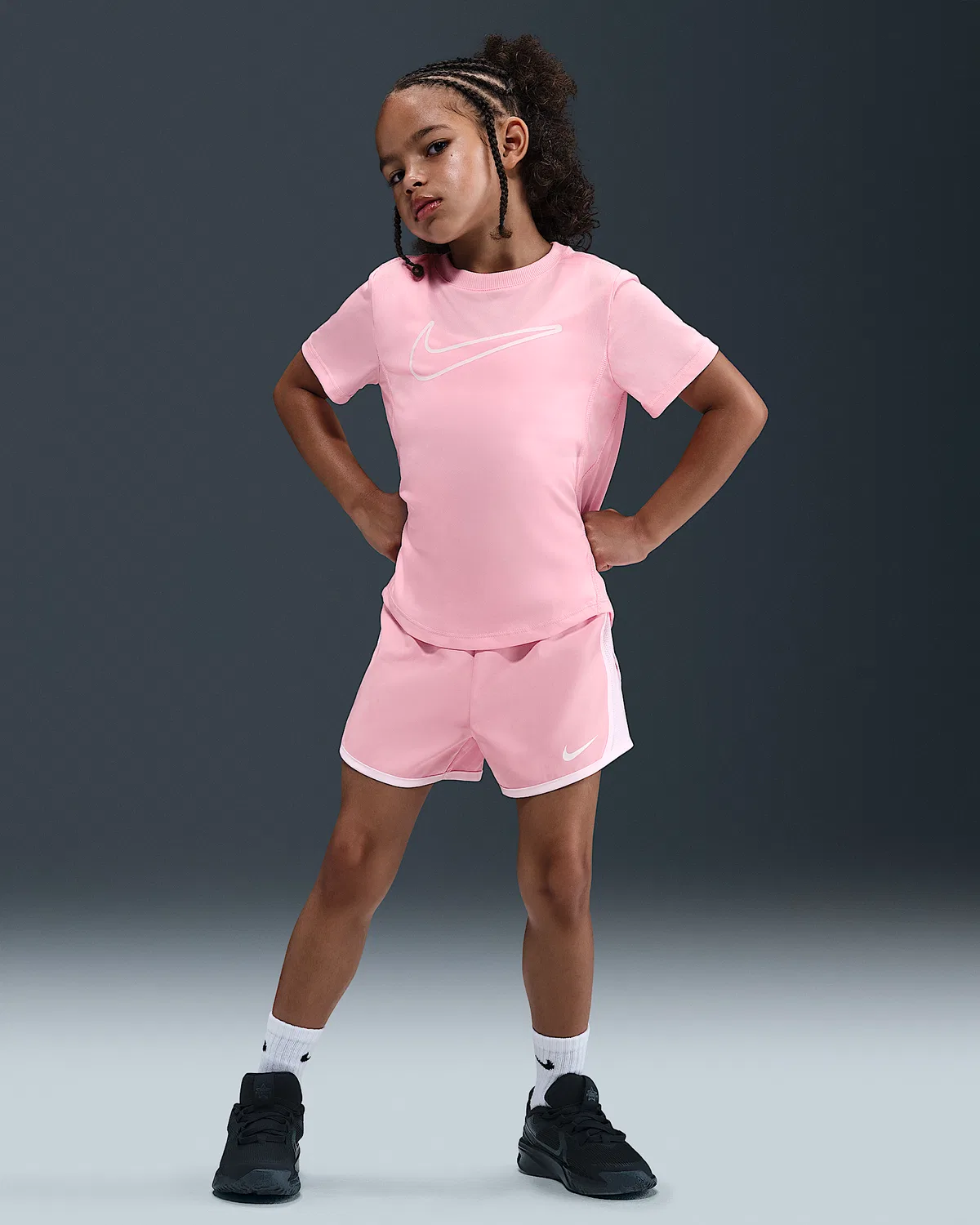 Детские шорты Nike Dri-FIT Tempo, Medium Soft Pink