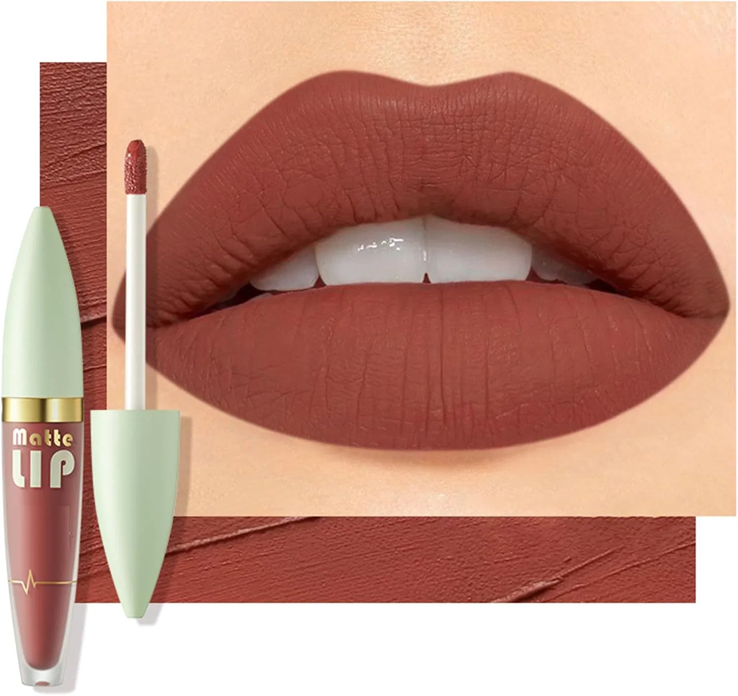 Матовая жидкая помада Long-lasting Onjaku, 6 г