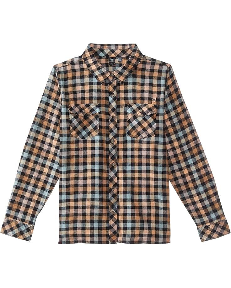 

Лонгслив Volcom Kids Getting Rad Plaid Long, цвет Winter Orchid