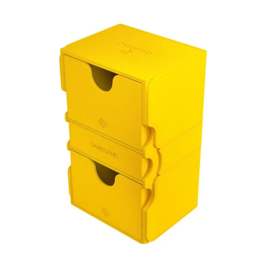 

Stronghold 200 + трансформируемый держатель для деки XL - желтый, Premium Deck Boxes (GameGenic)