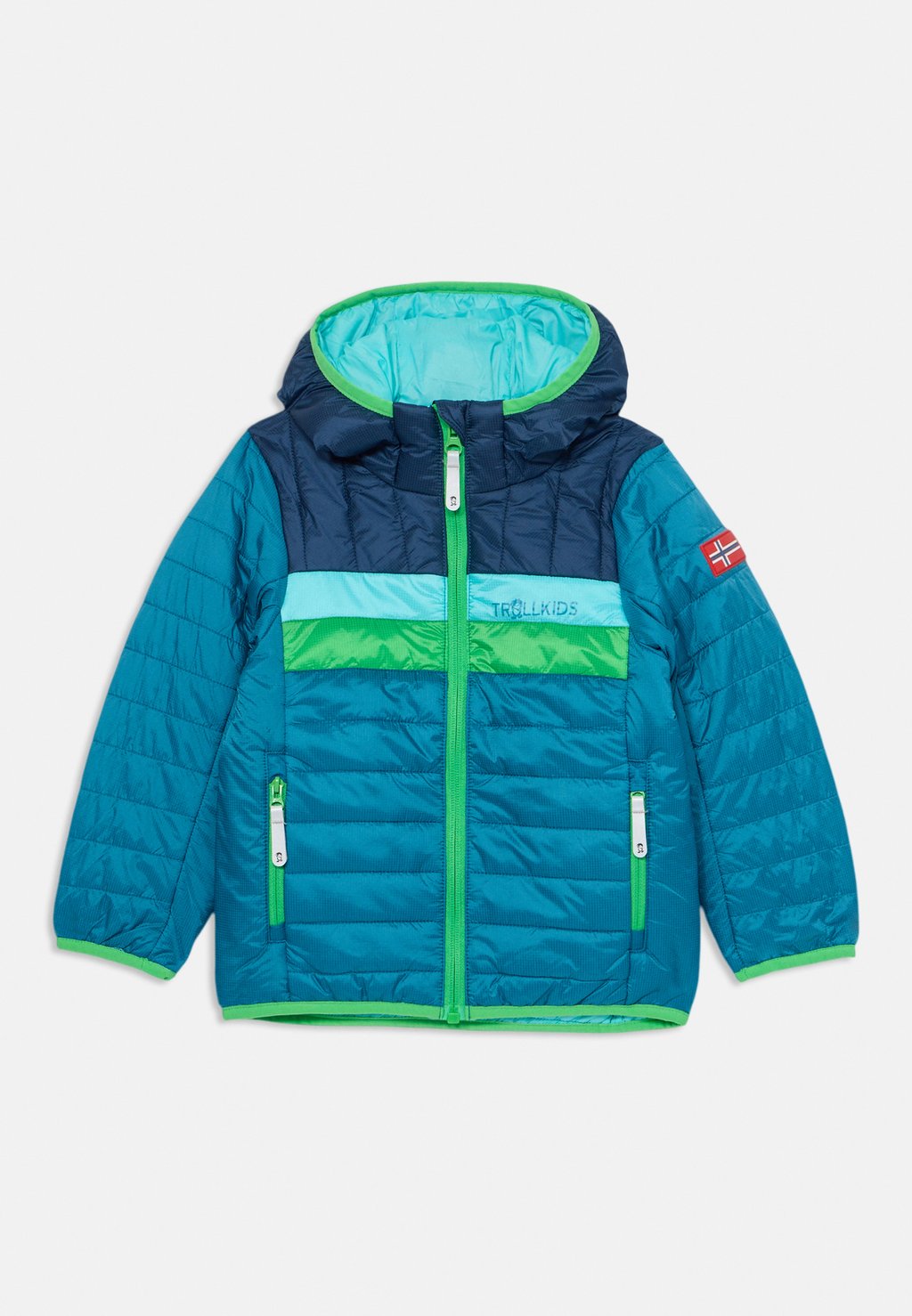

Ветровка EIKEFJORD TROLLKIDS, цвет Dark Marine/Mystic Blue/Fresh Green/Arctic Blue