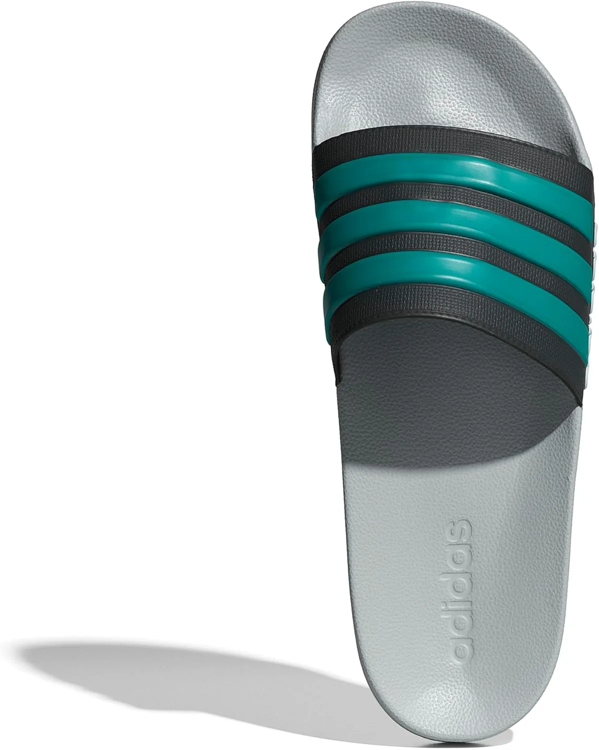 Сланцы для душа Adidas Adilette для взрослых унисекс, черный/серый — фото 3