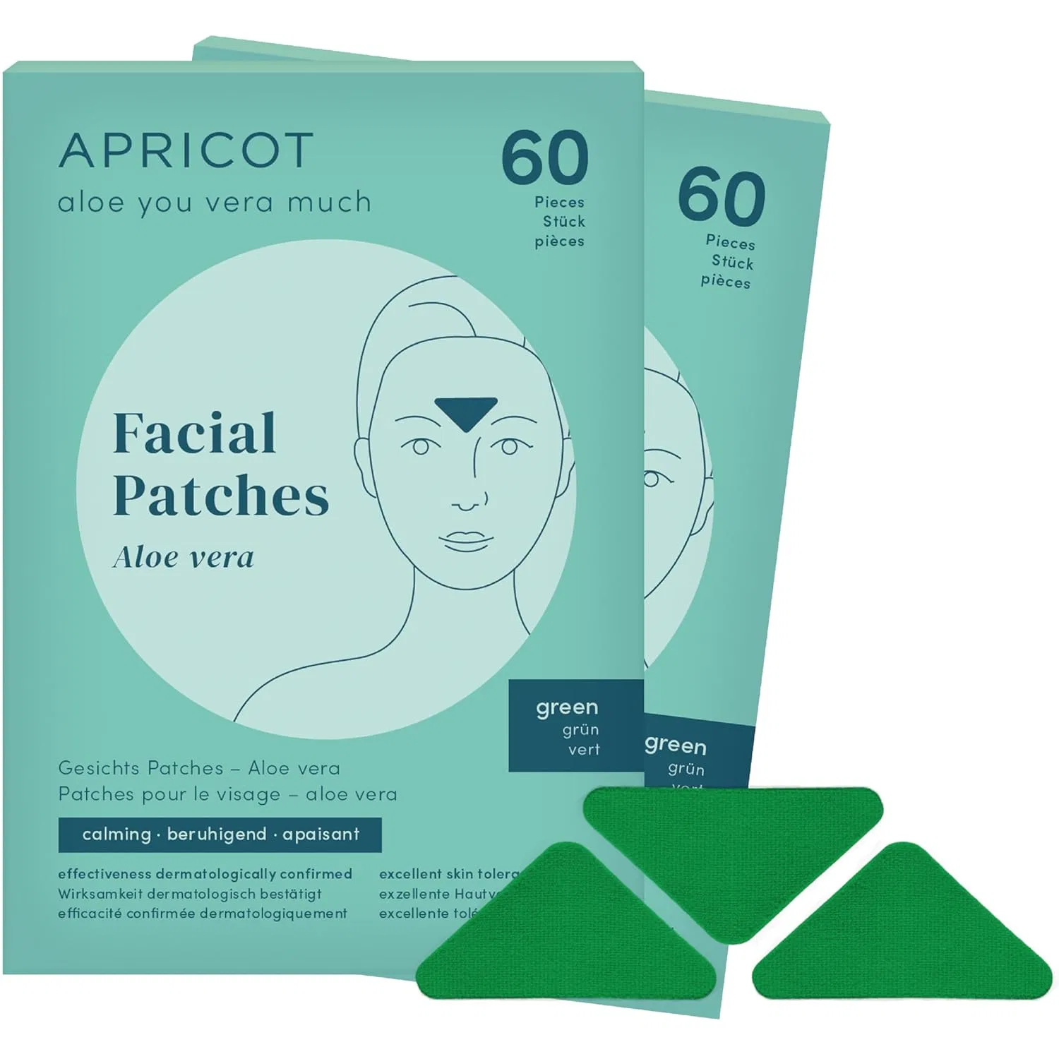 Патчи от морщин для лица с алоэ вера от Apricot, 120 штук Apricot Beauty & Healthcare, Aloe Vera For Sensitive Or Dry Skin