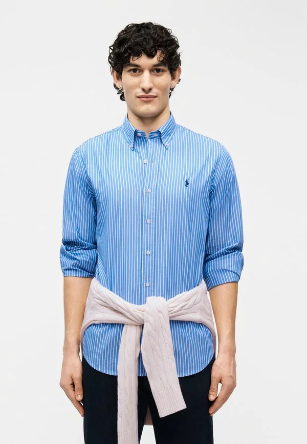 Спортивная рубашка Polo Ralph Lauren, Med Blue/White