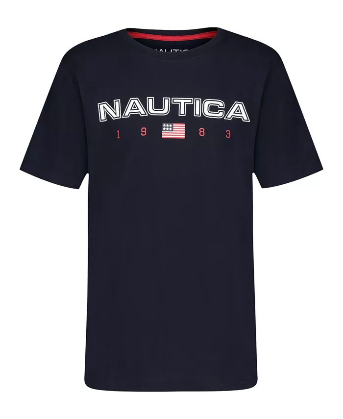 

Футболка с коротким рукавом Big Boys Nautica Flag, синий