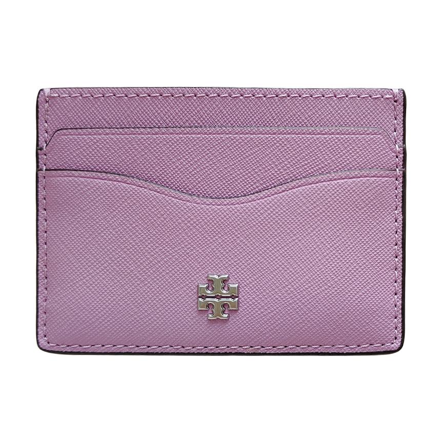 

Кожаный кардхолдер Emerson женский фиолетовый TORY BURCH
