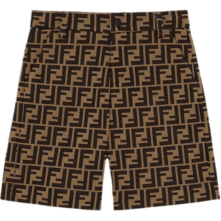 

Детские шорты FENDI, черный коричневый