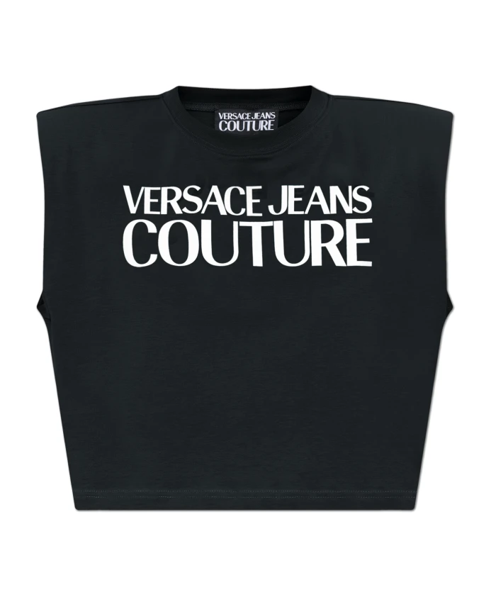 

Топ без рукавов Versace Jeans Couture, черный