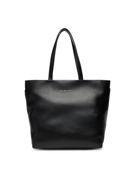 

Женская сумка Th Logotape Tote AW0AW17693 Tommy Hilfiger, чёрный