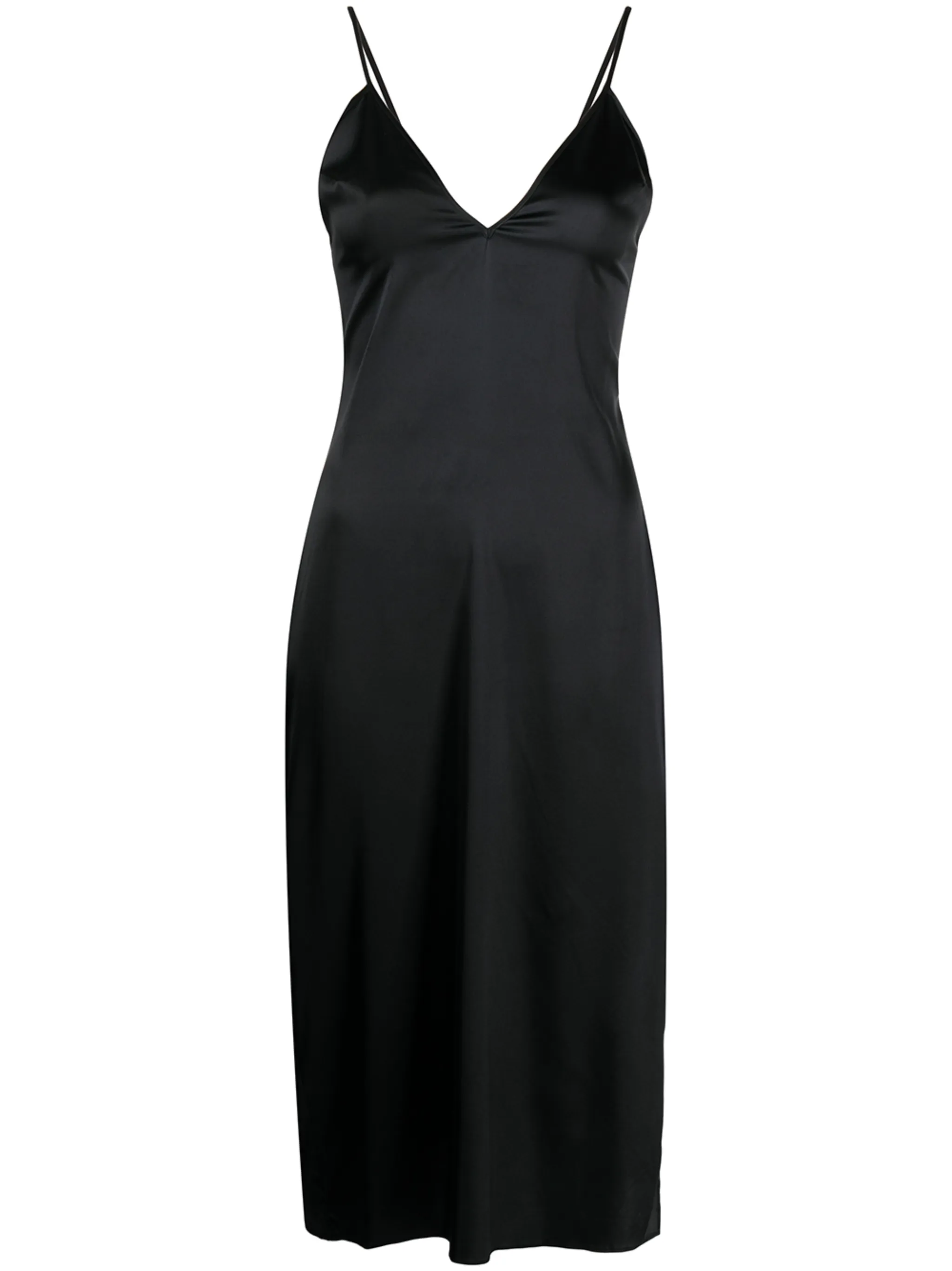 

Платье-комбинация Luxe с кружевом Fleur Du Mal, черный