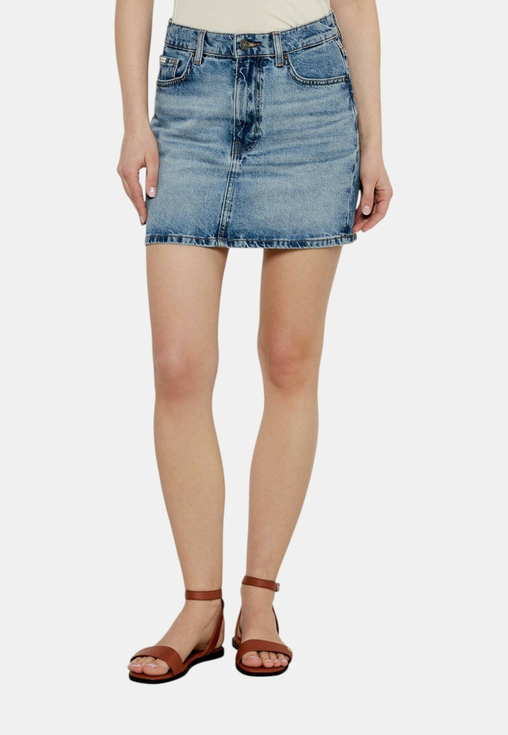 

Мини-юбка Denim skirt Guess, синий
