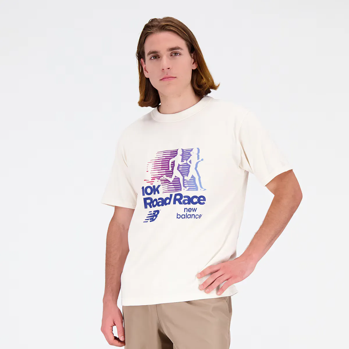 

Athletics New Balance Мужская футболка, цвет Crudo