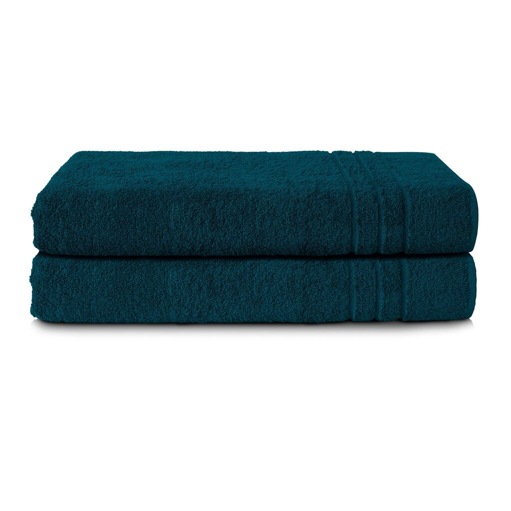 

Комплект полотенец для сауны Komfortec, 2 шт., 70х200 см, 100% хлопок, полотенца для сауны XXL, полотенце для сауны, мягкое, большое, махровое, быстросохнущее, бензин, синий