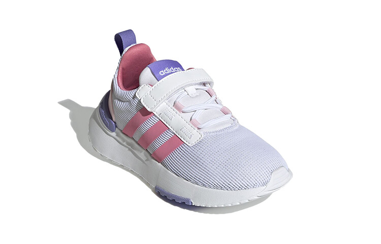 Кроссовки детские Racer TR21 PS Low-top белые/розовые/фиолетовые Adidas Neo — фото 3